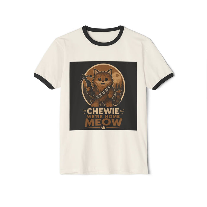 Chewie We're Home Meow Ringer T-Shirt - FloofChonk