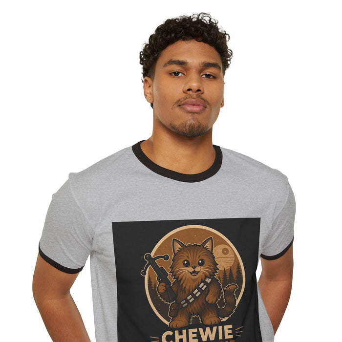 Chewie We're Home Meow Ringer T-Shirt - FloofChonk