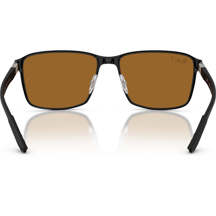 Ray-Ban Chromance RB3721CH Matte Black Bronze Urban Polarised Inner