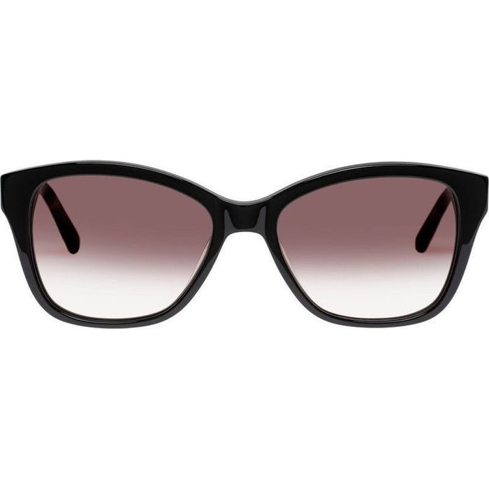 Claire, Black/Warm Smoke Gradient Lenses 54 Eye Size