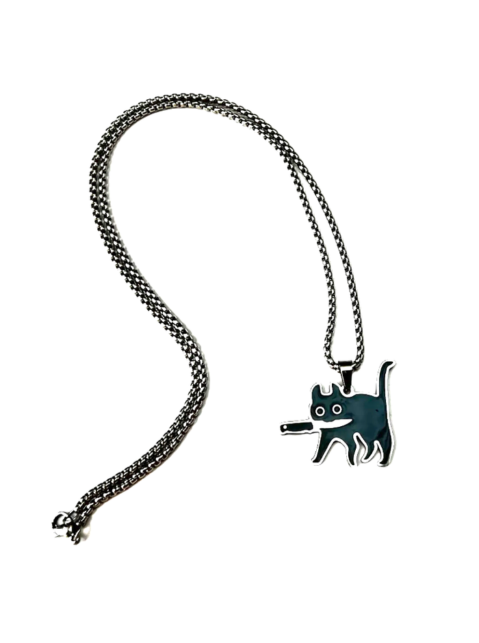 Collier Chat Ninja