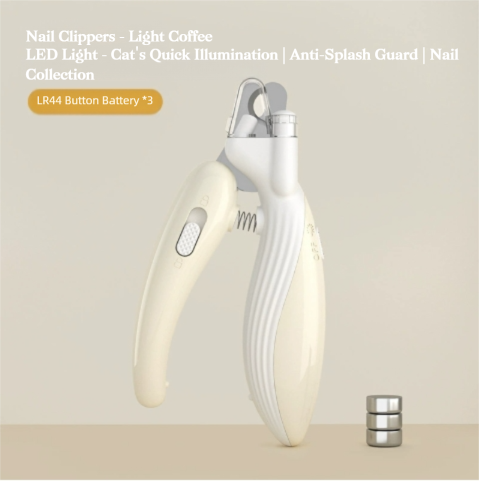 Coupe-ongles LED pour chats