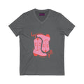 Cowboy Vibes V - Neck Tee, Country Fashion T-Shirt - FloofChonk