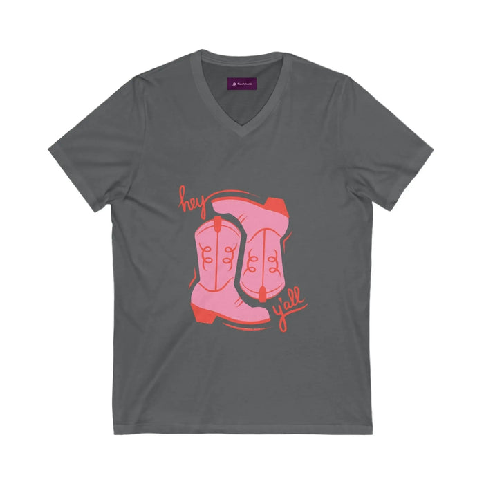Cowboy Vibes V - Neck Tee, Country Fashion T-Shirt - FloofChonk
