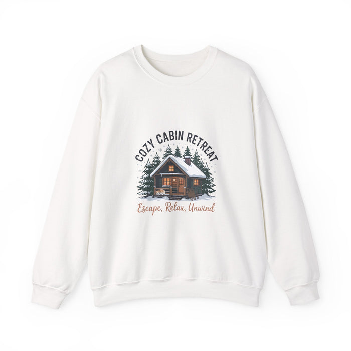 Cozy Cabin Retreat Sweatshirt | cabin vibes shirt, pine tree sweatshirt - FloofChonk