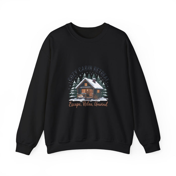 Cozy Cabin Retreat Sweatshirt | cabin vibes shirt, pine tree sweatshirt - FloofChonk