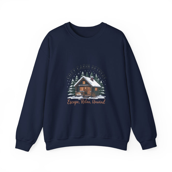 Cozy Cabin Retreat Sweatshirt | cabin vibes shirt, pine tree sweatshirt - FloofChonk