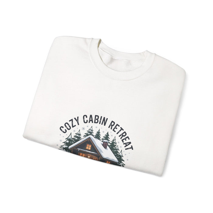 Cozy Cabin Retreat Sweatshirt | cabin vibes shirt, pine tree sweatshirt - FloofChonk