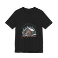 Cozy Cabin Retreat Tee | cabin vibes shirt, mountain silhouette design - FloofChonk