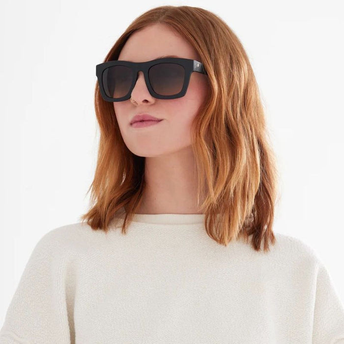 Crasher, Matte Black/Black Gradient Lenses 49 Eye Size