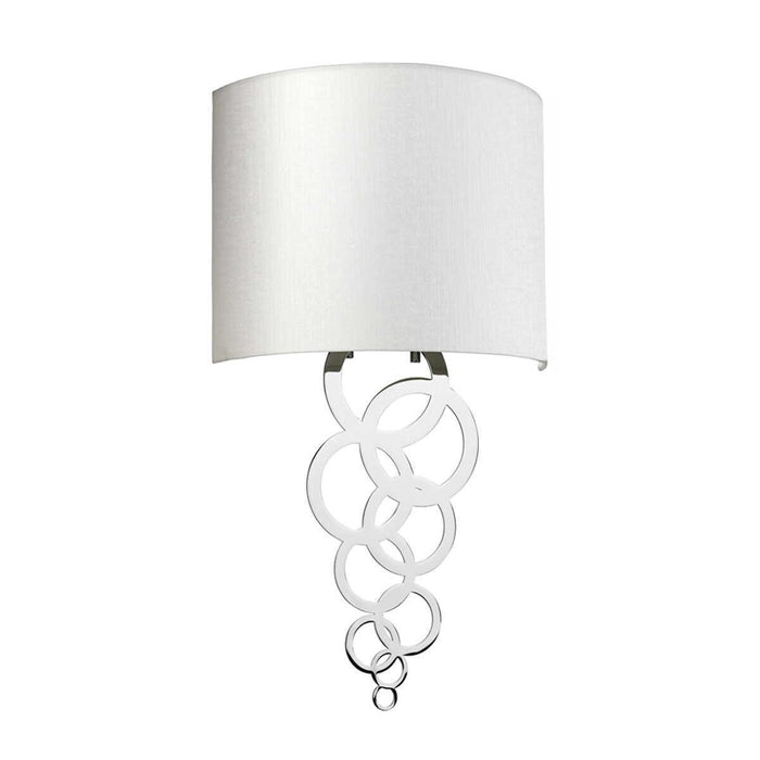 curtis medium 1 lt polished chrome wall light elstead lighting Living Room Close Up