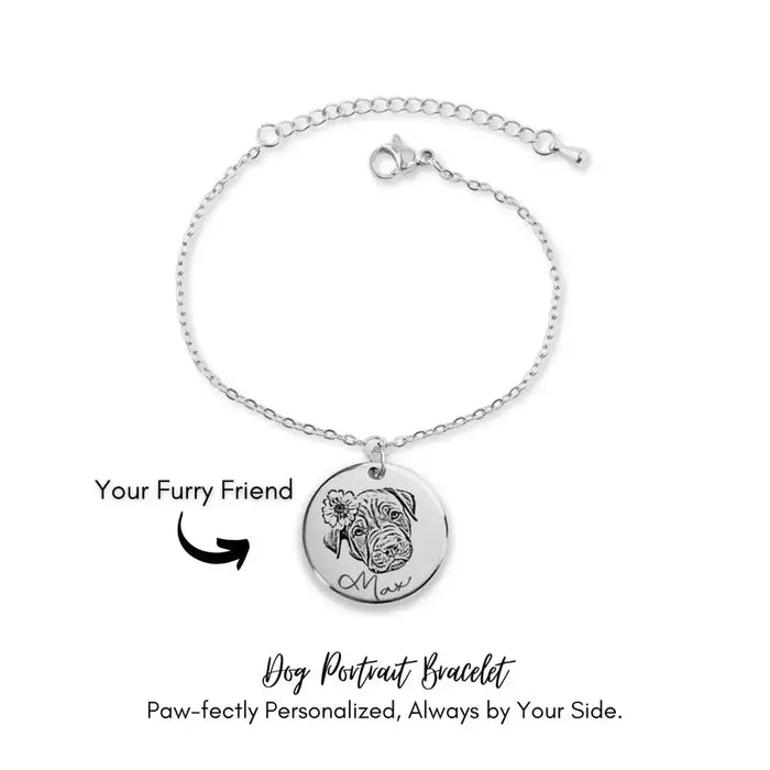 Custom Pet Portrait Bracelet - FloofChonk