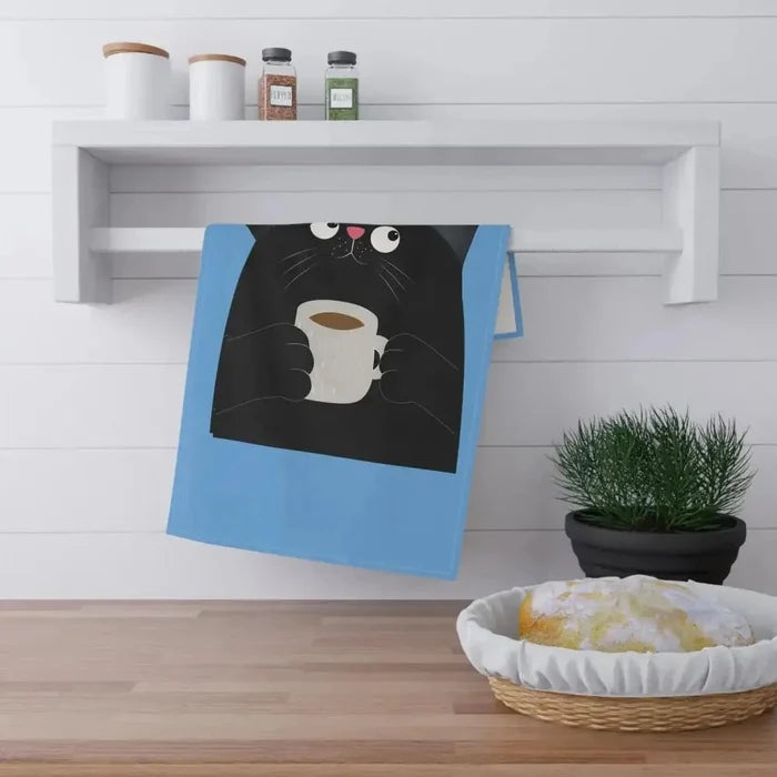 Cute Cat Coffee Towels - Perfect Gift for Cat Mom | Funny Kitchen Decor Tea Towels - FloofChonk