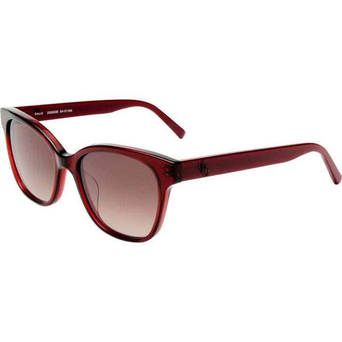 Dalia, Burgundy/Warm Smoke Gradient Lenses