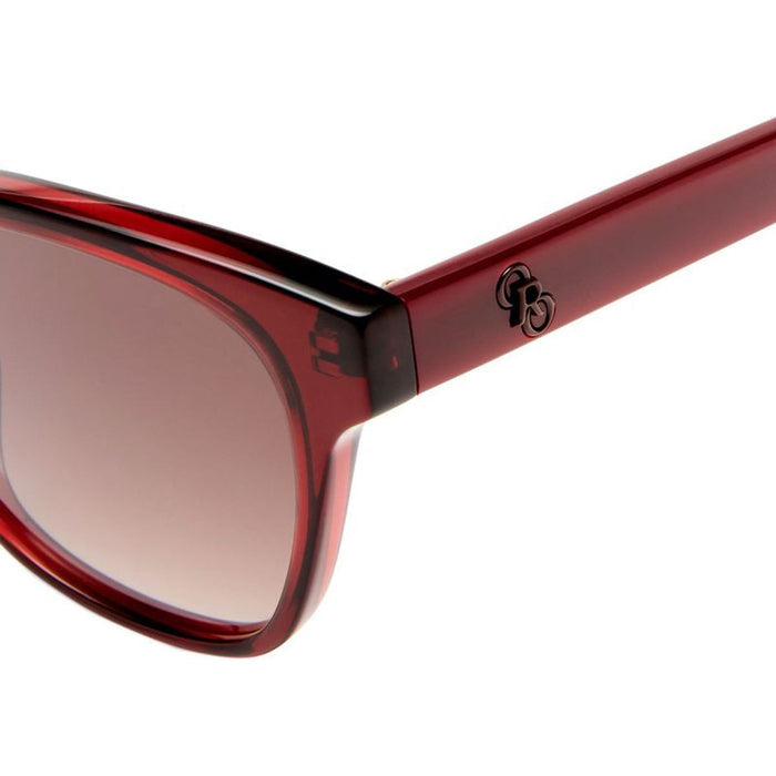 Dalia, Burgundy/Warm Smoke Gradient Lenses