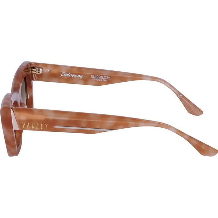 Delancey, Pastel Tort with Gold Metal/Brown Gradient Lenses