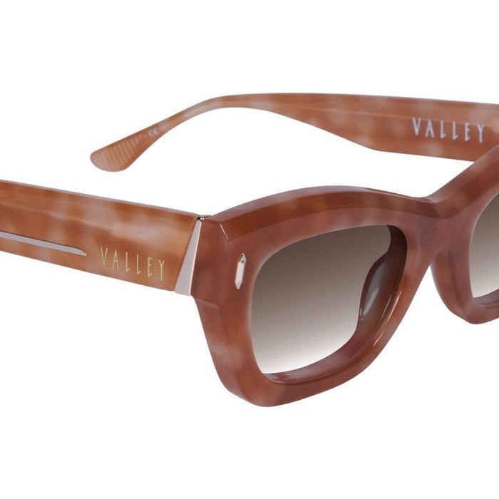 Delancey, Pastel Tort with Gold Metal/Brown Gradient Lenses