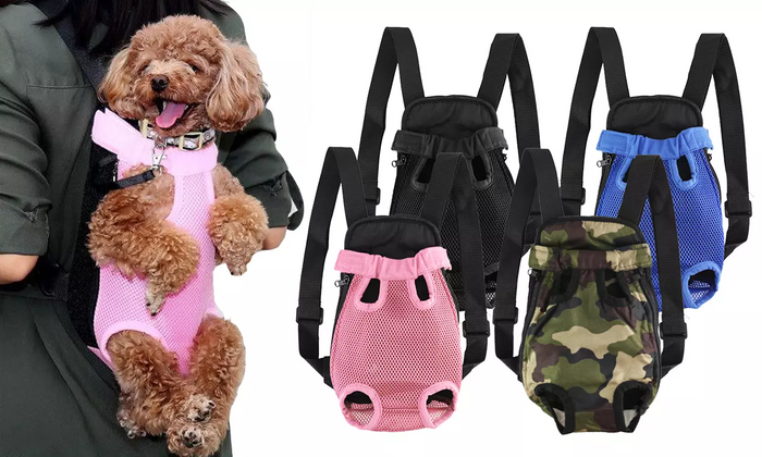 Dog Carrier Breathable Travel Front Backpack