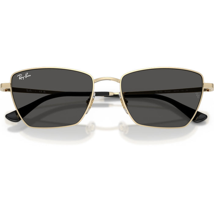 Ray-Ban Drea RB3783 Pale Gold Dark Grey Front2