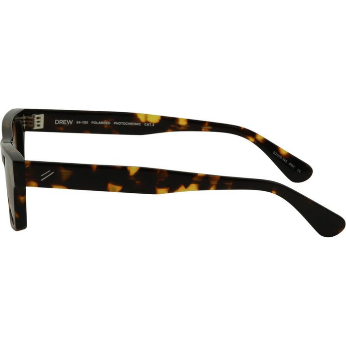 Drew, Dark Tort/Peach Photochromic Polarised Lenses