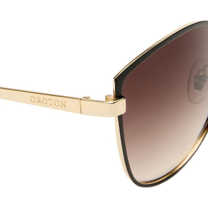 Ebony II, Gold and Black/Warm Smoke Gradient Lenses