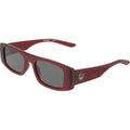 Dragon Eyewear Echo Matte Stone Transparent Red Smoke LL Angle