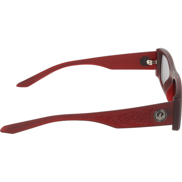 Dragon Eyewear Echo Matte Stone Transparent Red Smoke LL Side2