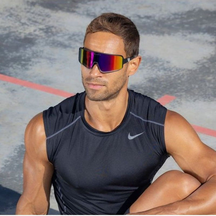 Eclipse, Phantom Boss Black/Blue and Red Mirror Polarised Lenses
