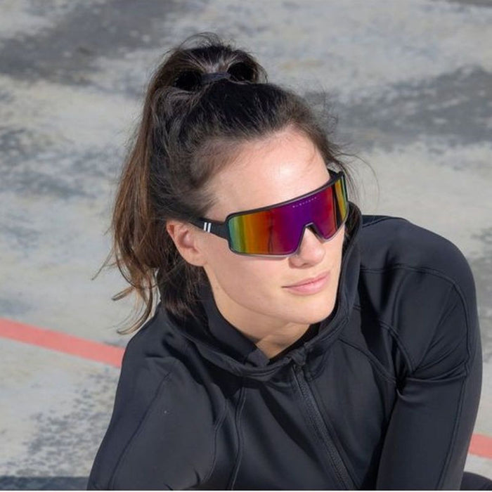 Eclipse, Phantom Boss Black/Blue and Red Mirror Polarised Lenses