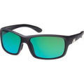 Edge, Matte Black/Green HD Mirror Polarised Glass Lenses