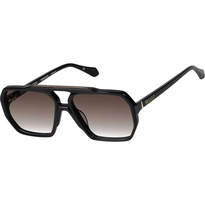 Valley Eyewear El Rodeo Black Brown Gradient Angle