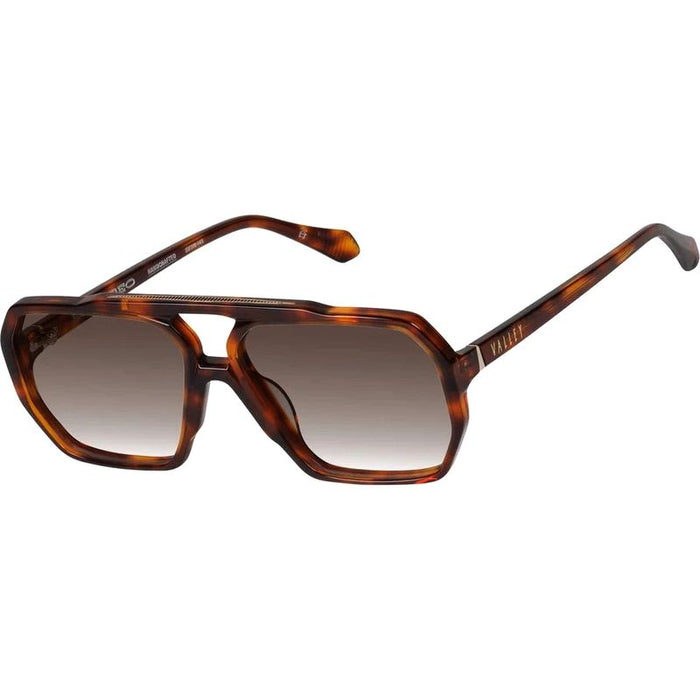 Valley Eyewear El Rodeo Hennessy Tort Brown Gradient Angle