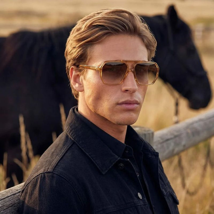 Valley Eyewear El Rodeo Brown Toffee Brown Gradient Lifestyle