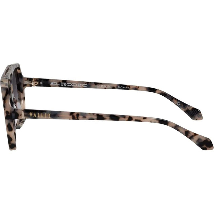 Valley Eyewear El Rodeo Ivory Tort Black Gradient Temple