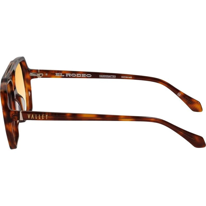 Valley Eyewear El Rodeo Hennessy Tort Orange Gradient Temple