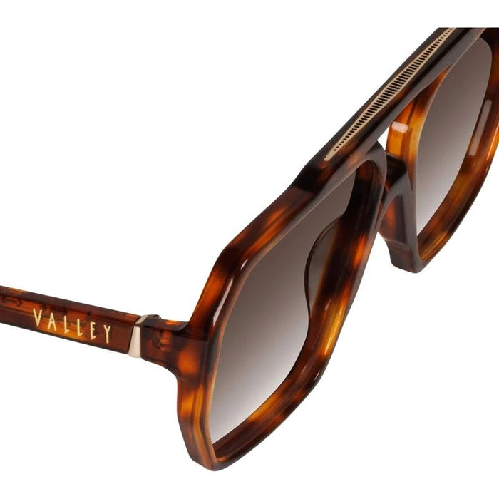 Valley Eyewear El Rodeo Hennessy Tort Brown Gradient Trim