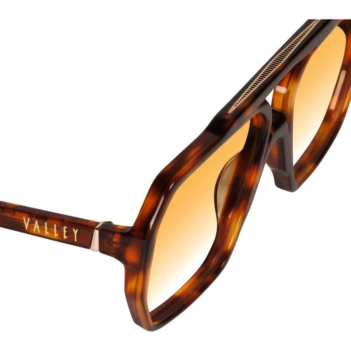 Valley Eyewear El Rodeo Hennessy Tort Orange Gradient Trim