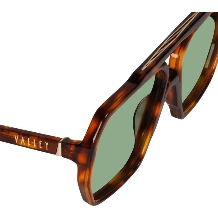 Valley Eyewear El Rodeo Hennessy Tort Olive Green Trim