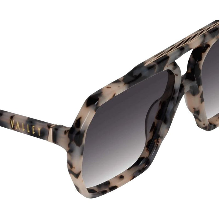 Valley Eyewear El Rodeo Ivory Tort Black Gradient Trim