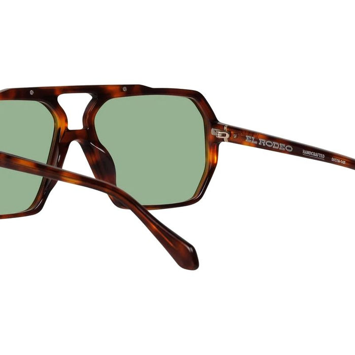 Valley Eyewear El Rodeo Hennessy Tort Olive Green Inner