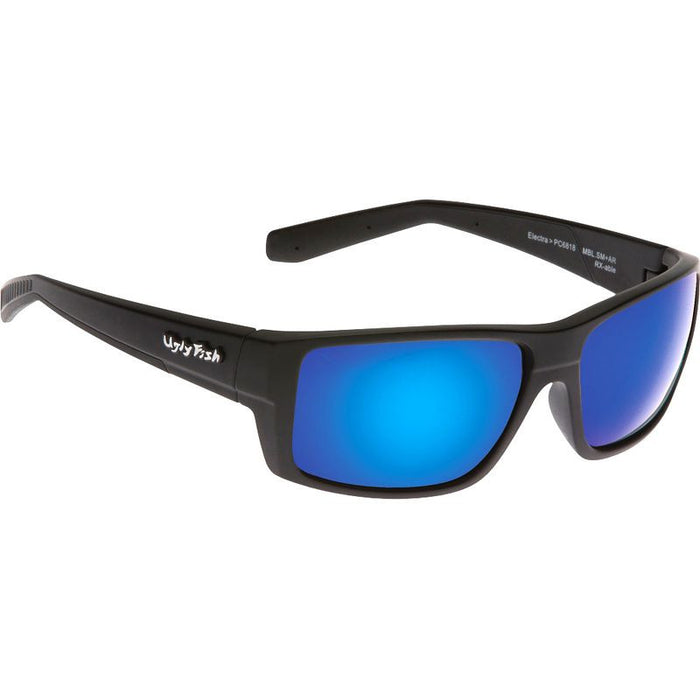 Electra, Matte Black/Blue Mirror Polarised Lenses