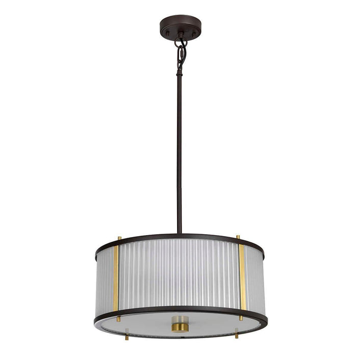 Elstead Lighting Corona 3 Light Bronze Ceiling Pendant-Ceiling Pendant Lights-Elstead Lighting-5-Tiffany Lighting Direct