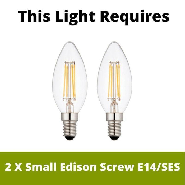 elstead minister black 2lt wall light mn2 black LED Lamp Bulb Guide