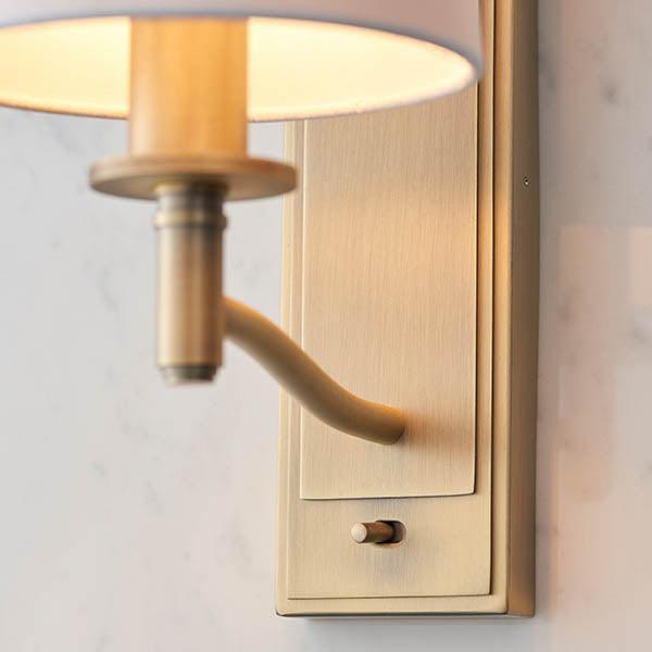 ortona 1lt wall light by Endon Lighting Living Room  Unlit Shot