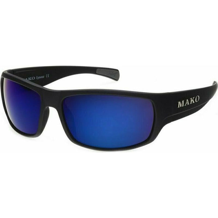 Escape, Matte Black/Glass Blue Mirror Polarised Lenses