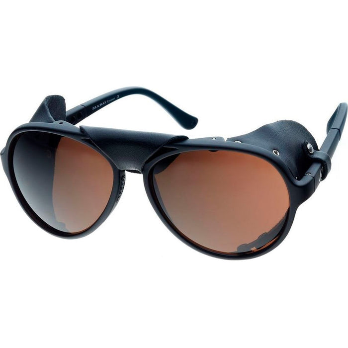 Explorer, Matte Black/Copper Photochromic Polarised Glass Lenses