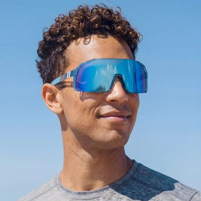 Blenders Expose Blue Fade Light Blue Mirror Polarised Lifestyle
