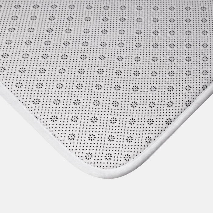 Faerie Forest Bath Mat - Landscape Bathroom Mats - Bath Decor - Bathroom Rugs - Home Decor Brazen Design Studio Light Gray