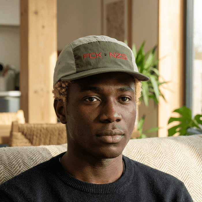 FCK NZS Embroidered Nylon Cap — Anti - Fascist Patch Hat - FloofChonk