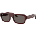Ray-Ban Flacko RB4454M Transparent Red Dark Grey Glass Angle